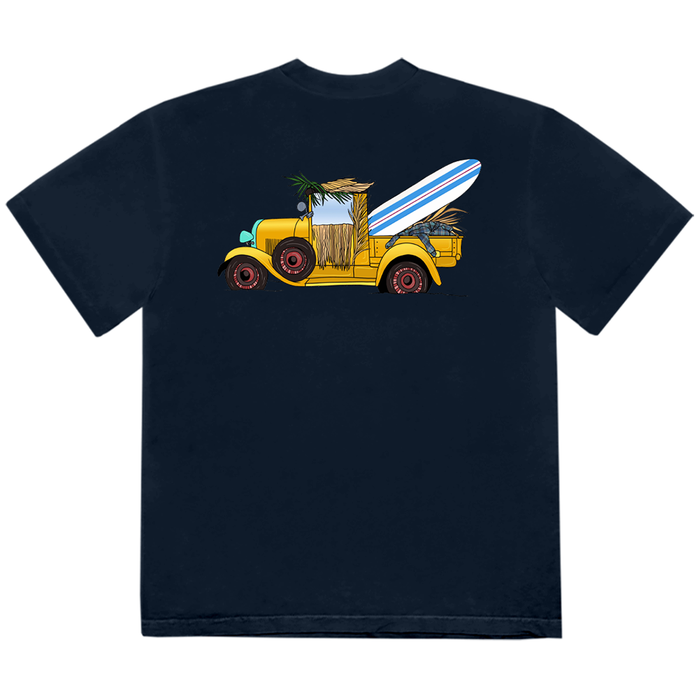 Truck Navy T-Shirt Back