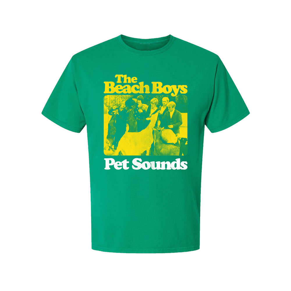 Pet Sounds Green T-Shirt - The Beach Boys Official Store