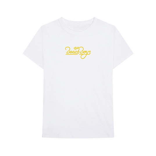 Beach Boys Yellow Logo T-Shirt Front