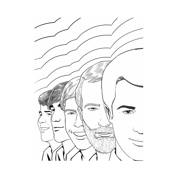 The Beach Boys Coloring Book - The Beach Boys Official Store