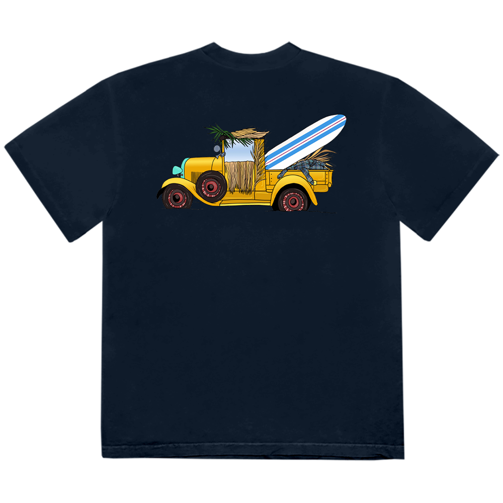 Truck Navy T-Shirt Back 