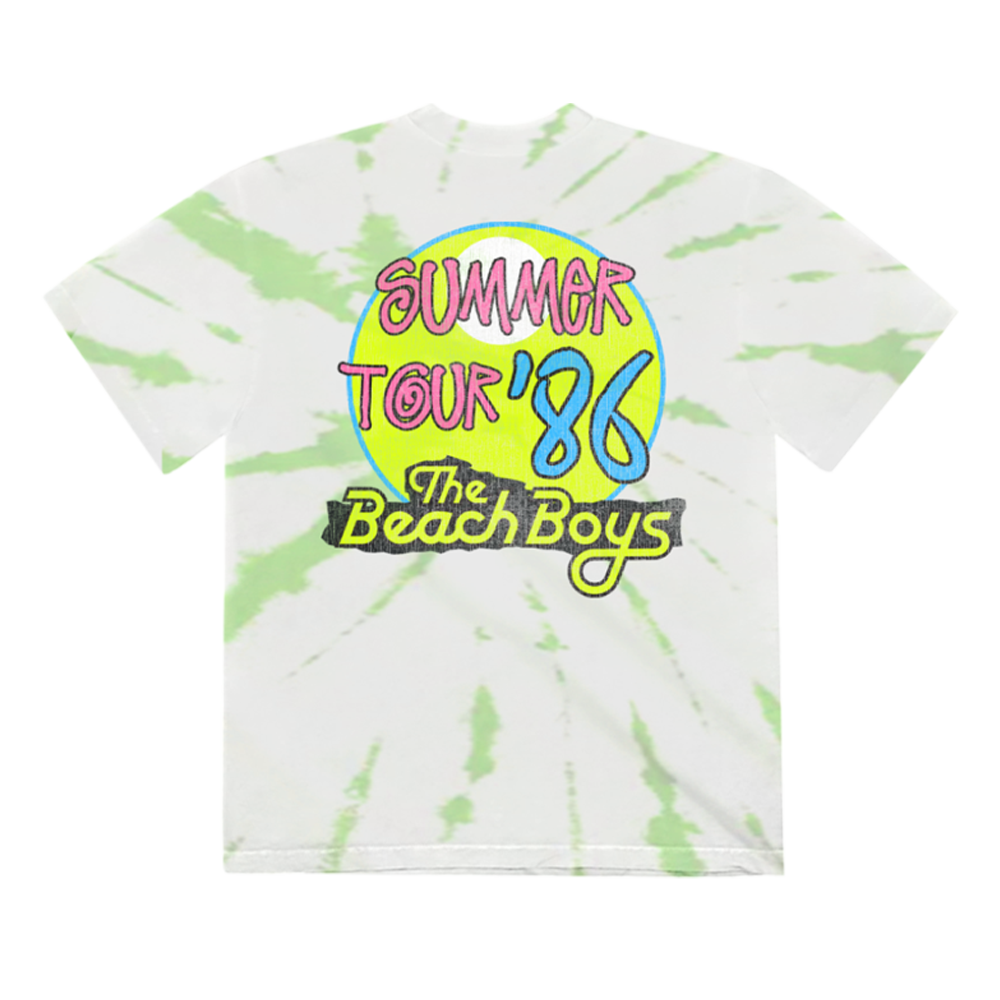 Summer Tour '86 Tie Dye T-Shirt – The Beach Boys Official Store