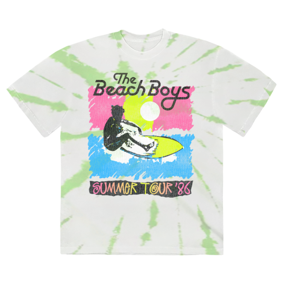 Summer Tour '86 Tie Dye T-Shirt – The Beach Boys Official Store