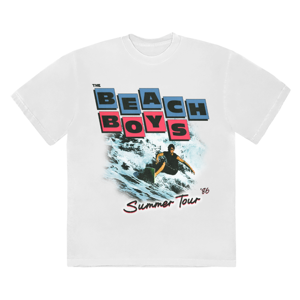 Summer Tour '86 White T-Shirt – The Beach Boys Official Store