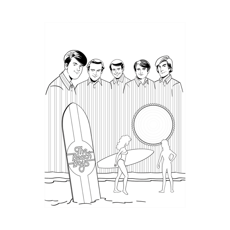 The Beach Boys Coloring Book - The Beach Boys Official Store