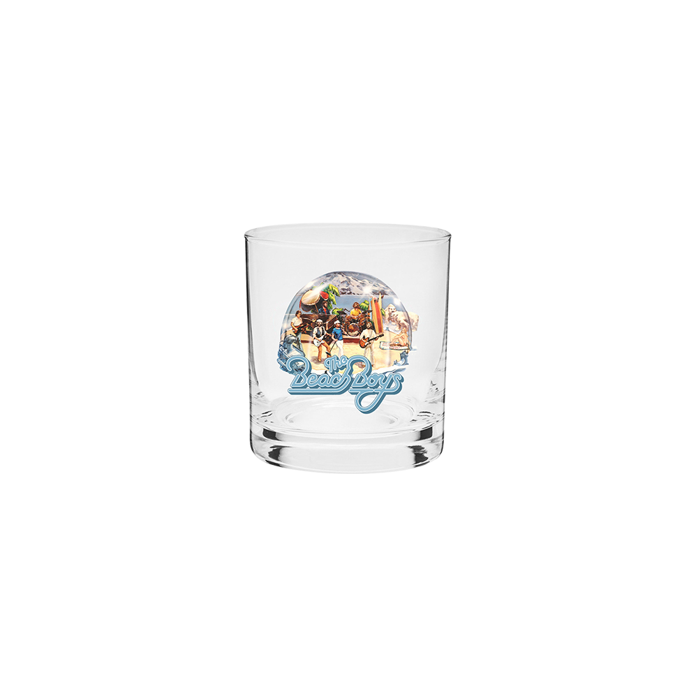 Beach Boys Snow Globe Whiskey Glass