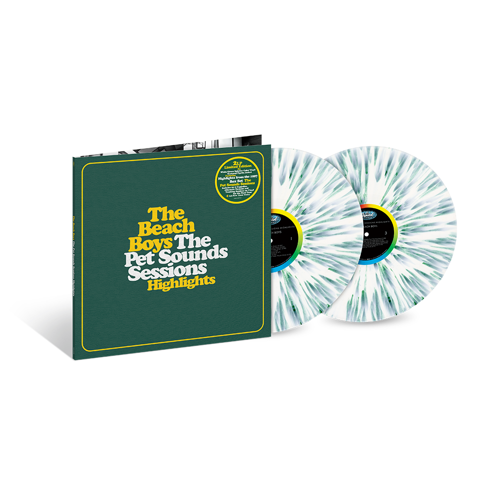 The Beach Boys - The Pet Sounds Sessions Highlights White / Green Splatter 2LP