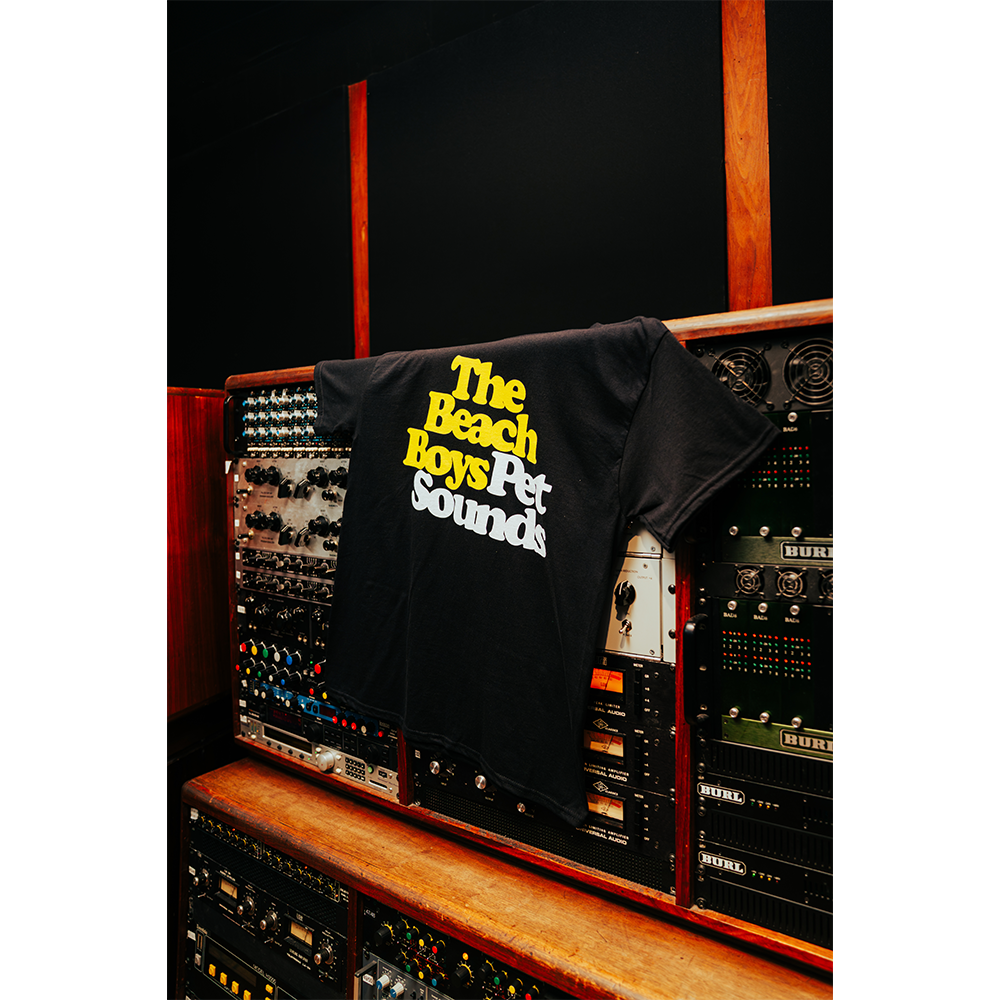 Pet Sounds Logo Black T-Shirt Lifestyle 3