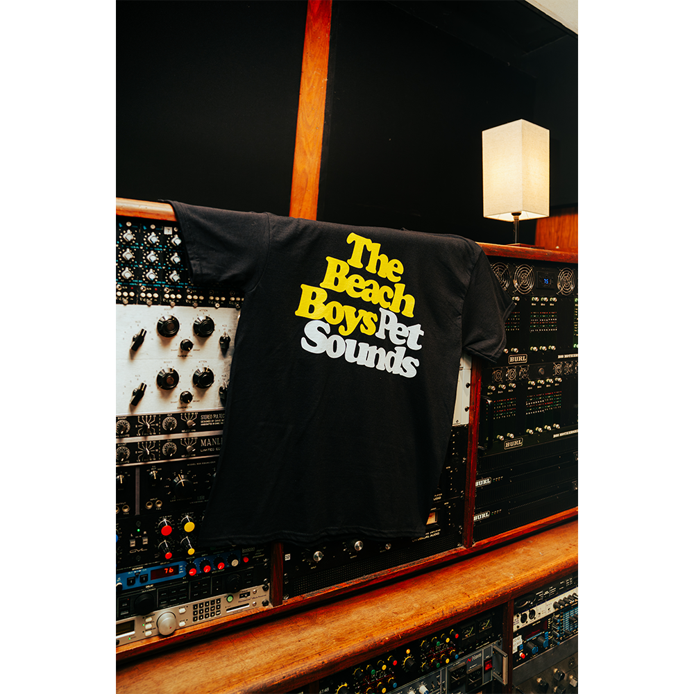 Pet Sounds Logo Black T-Shirt Lifestyle 2