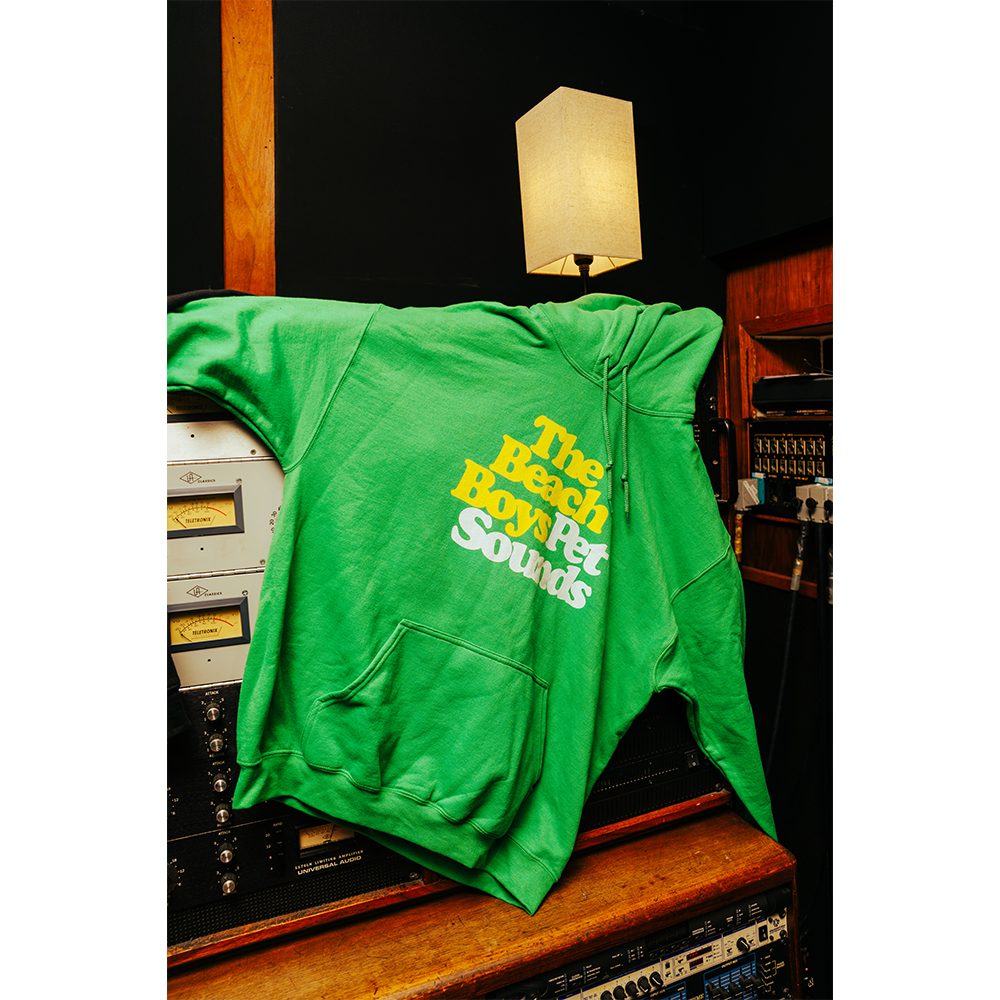 Pet Sounds Logo Green Hoodie Lifestyle