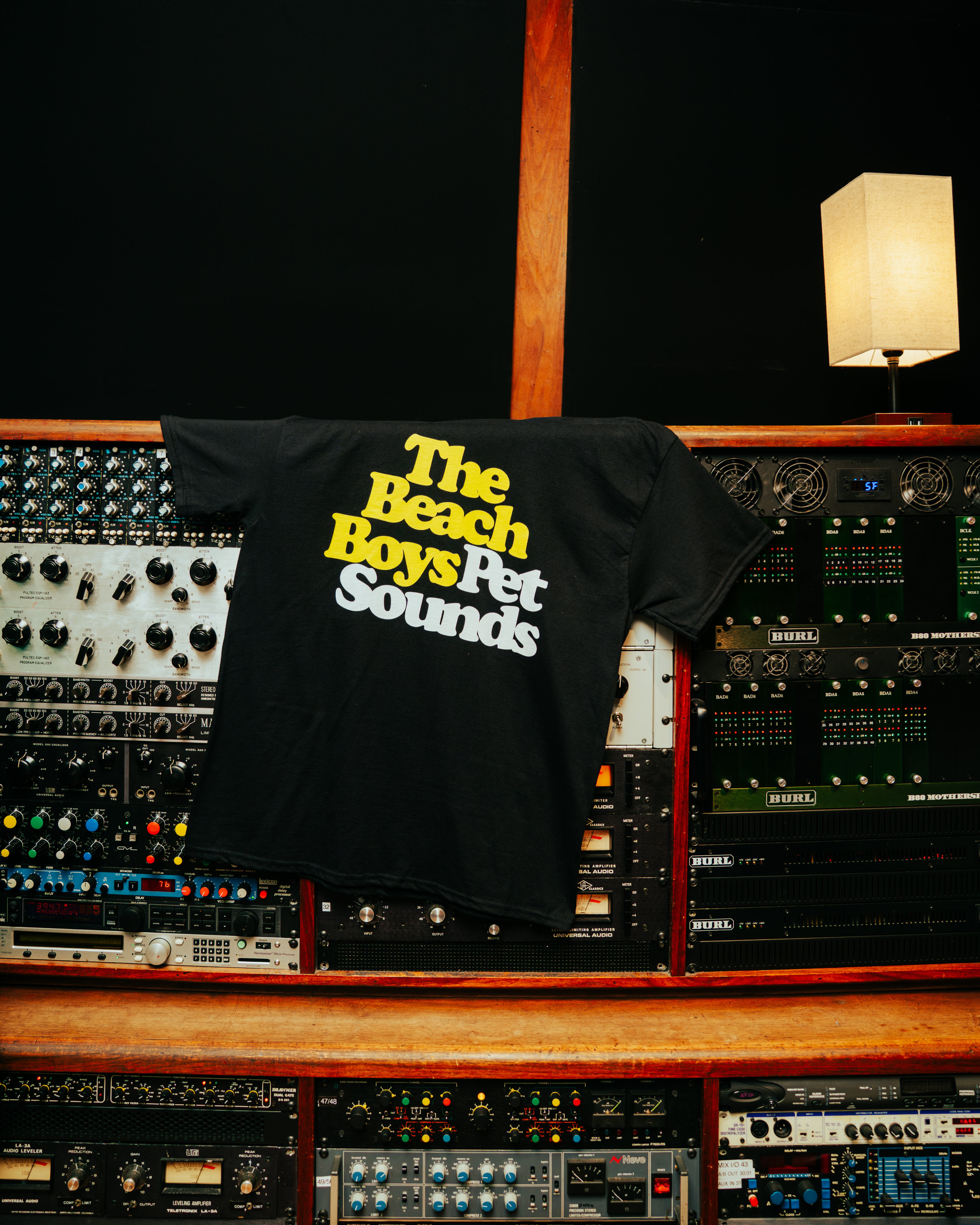 Pet Sounds Logo Black T-Shirt Lifestyle