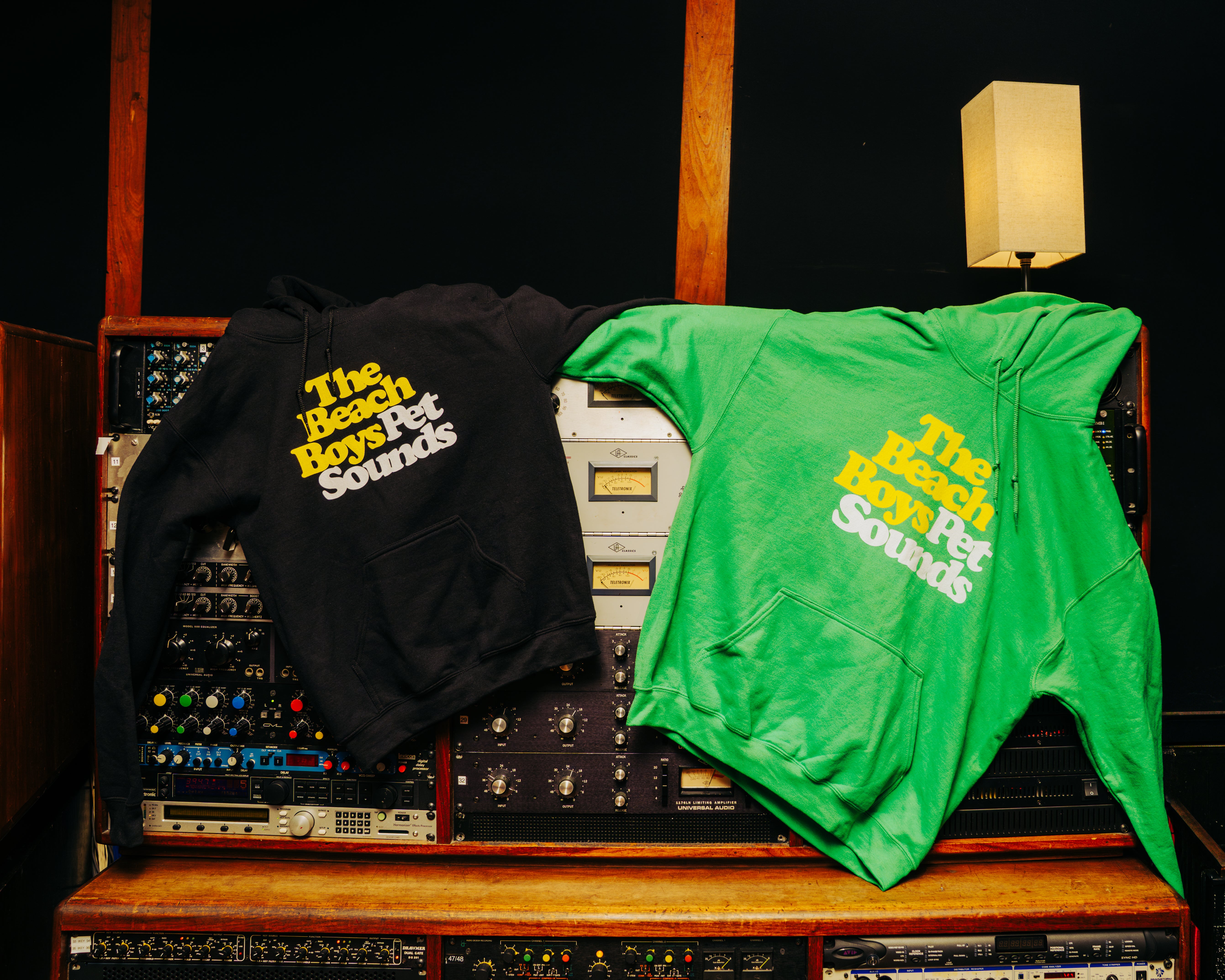 Pet Sound Logo Black and Green Hoodie