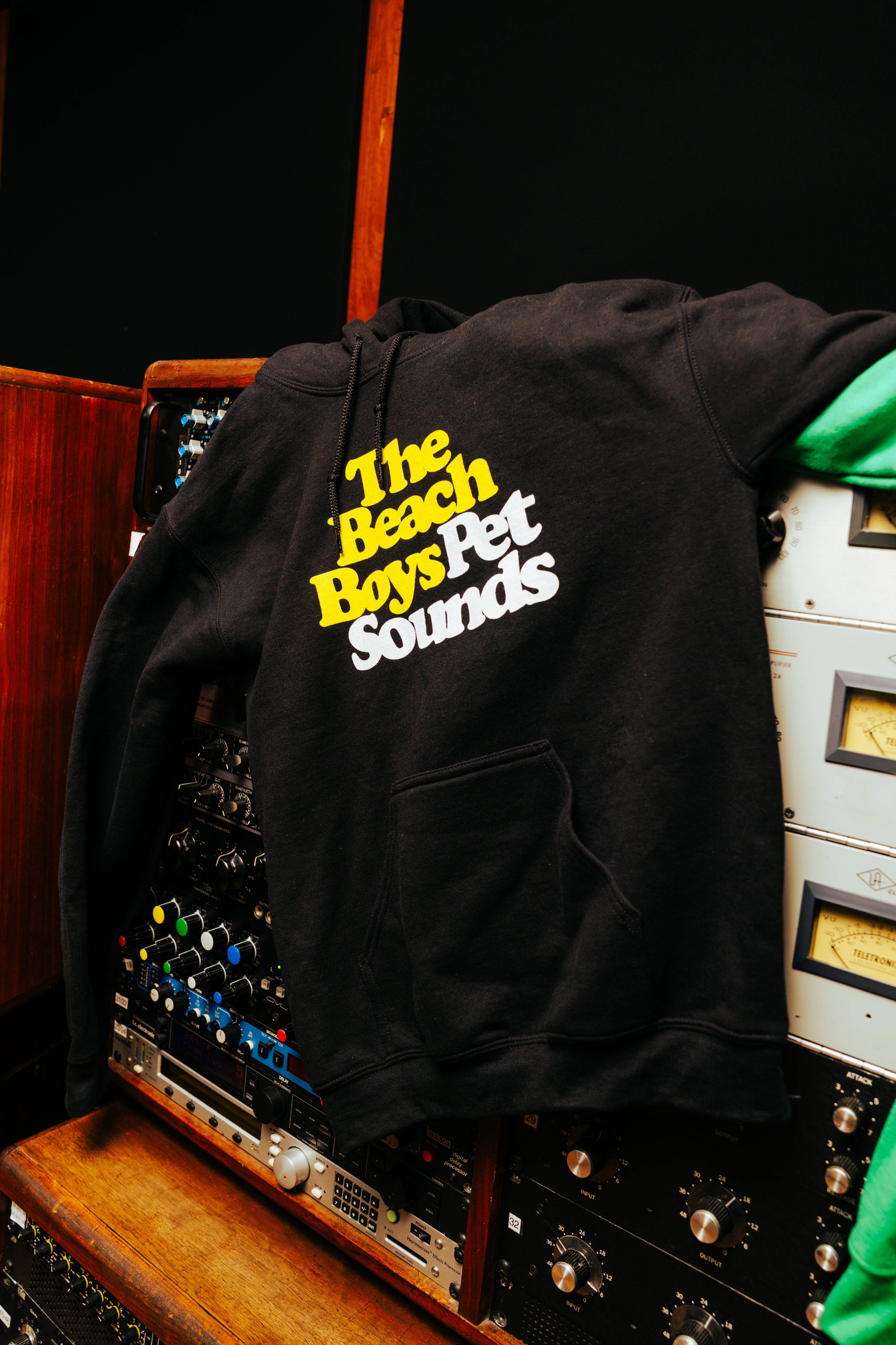 Pet Sound Logo Black Hoodie Lifestyle