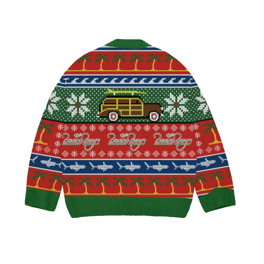 Beach Boys Holiday Sweater Back