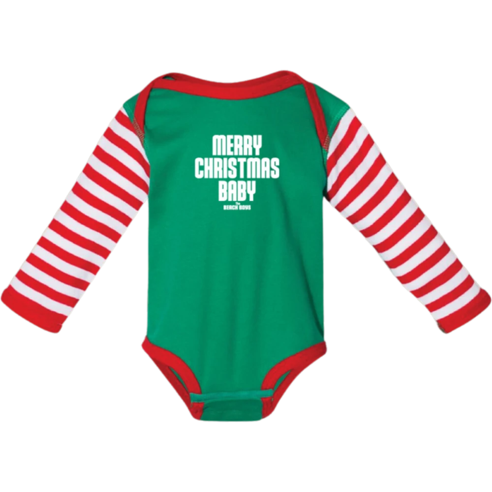 Beach Boys Christmas Baby Onesie