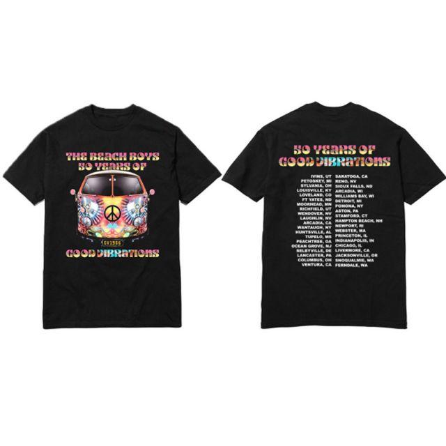Good Vibrations Black Tour Tee